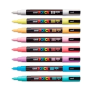 MARCADORES POSCA 5M PUNTA GRUESA ESTUCHE X8 SOFT