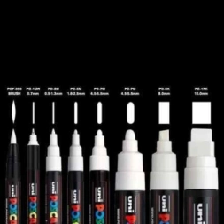 MARCADORES POSCA PUNTAS MIXTAS ESTUCHE X8