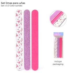 SET LIMAS PARA UÑAS x3 SKORA