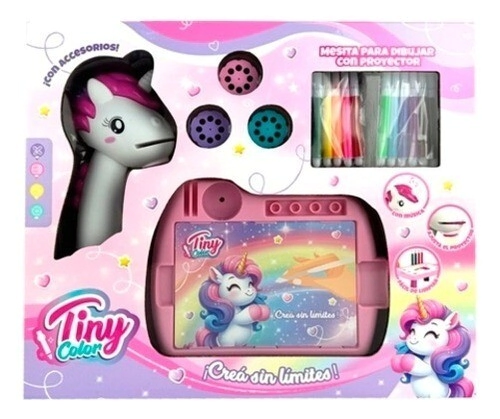 MESA PROYECTOR DIBUJO UNICORNIO TINY 29,5x9,5x24CM