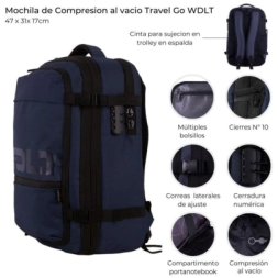 MOCHILA DE COMPRESION AL VACIO TRAVEL GO WANDERLUST