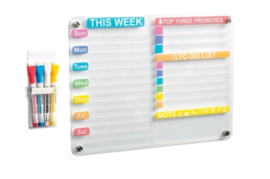 PIZARRA ACRILICA + 4 MARCADORES DE TIZA