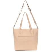 SHOPPER NADOR BEIGE SKORA 31x28x13CM