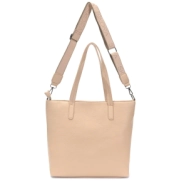 SHOPPER NADOR BEIGE SKORA 31x28x13CM