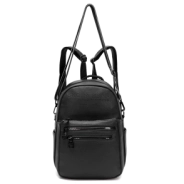 MOCHILA NADOR DOBLE CORREA NEGRA SKORA 32x27x12CM