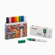 MARCADORES ACRILICO COLORES SURTIDOS CAJA X 8 CARIOCA