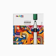 MARCADORES ACRILICO COLORES SURTIDOS CAJA X 8 CARIOCA