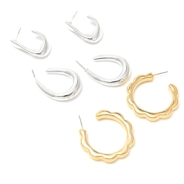 SET 3 AROS ARGOLLA SKORA