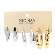 SET 3 AROS ARGOLLA SKORA