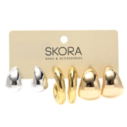 SET 3 AROS ARGOLLA SKORA
