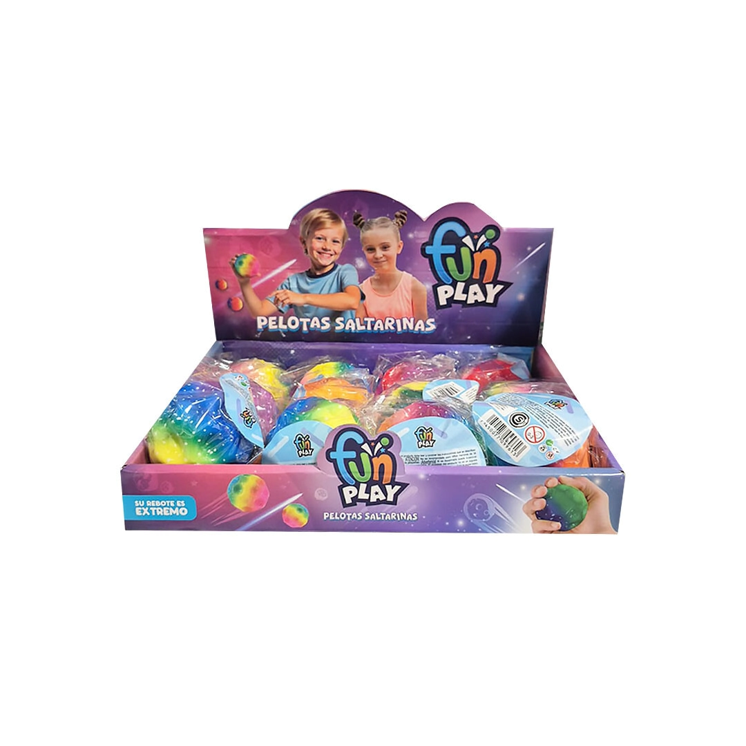 PELOTA SALTARINA MULTICOLOR