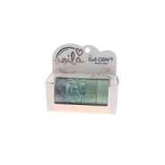 WASHITAPE BOX 5 ROLLOS DE 4 Mts LEAVES EDITION IBICRAFT