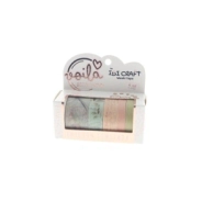 WASHITAPE BOX 5 ROLLOS DE 4 Mts BUTTERFLIES EDITION IBICRAFT