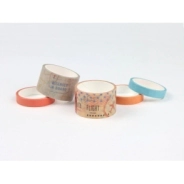 WASHITAPE BOX 5 ROLLOS DE 4 Mts COLECCION TRAVEL IBICRAFT