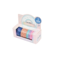 WASHITAPE BOX 5 ROLLOS DE 4 Mts COLECCION ASTROLOGICA IBICRAFT