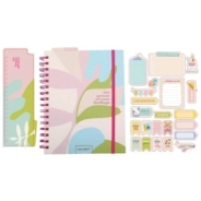 CUADERNO SPIRIT ESPIRAL 150HJS + STICKERS + REGLA IBICRAFT