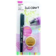 EMBOSSING SET 1 MARCADOR 2 PUNTAS Y FRASCO IBICRAFT