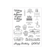 SELLO SILICONADO CRISTAL 6x8" PARTY IBICRAFT