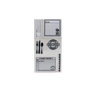 SELLO SILICONADO CRISTAL 4x8" RECETAS IBICRAFT