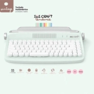 TECLADO VINTAGE BLUETHOOT MINT IBICRAFT