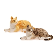 PELUCHE GATO SIAMES ECHADO 25CM PHI PHI TOYS