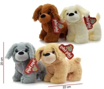 PELUCHE PERRO 22CM PHI PHI TOYS