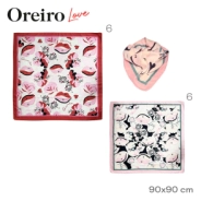 PAÑUELO OREIRO LOVE 90x90 CM