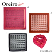PAÑUELO OREIRO LOVE 90x90 CM