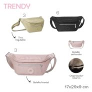 RIÑONERA TRENDY BEIGE