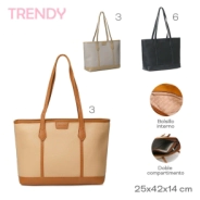 CARTERA TRENDY BEIGE