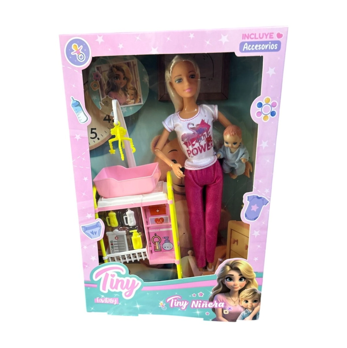 MU�ECA TINY NI�ERA 32x7,5x20 CM