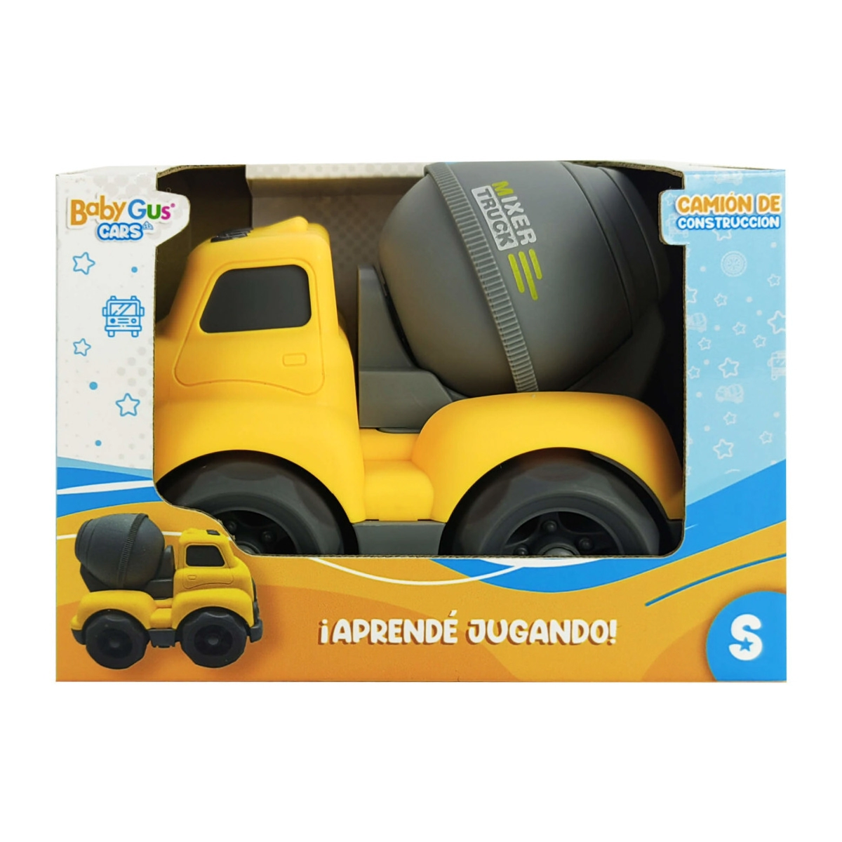 CAMION DE CONSTRUCCION BABYGUS 17x11,5x12 CM