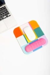 MOUSE PAD CON GEL FW COLORBLOCK