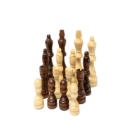 AJEDREZ BISONTE TABLERO 34x34 CM PIEZAS MADERA