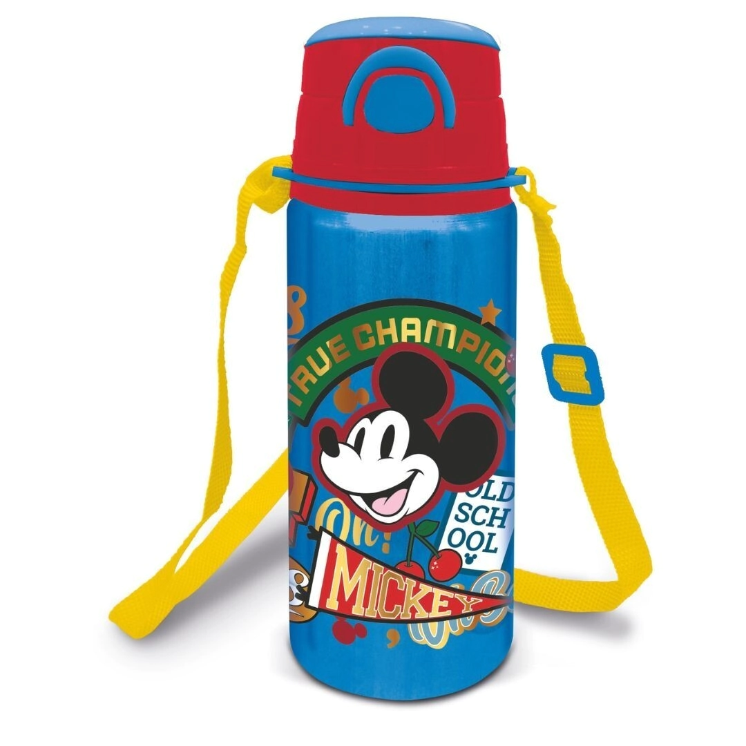 BOTELLA POP UP ALUMINIO MICKEY MOUSE 730ML
