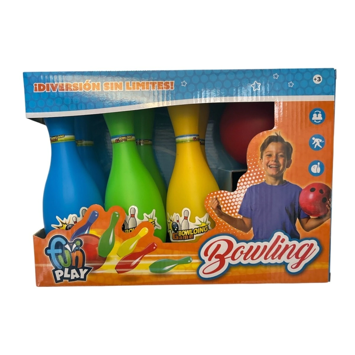 JUEGO DE BOWLING 31x22x14,5 CM