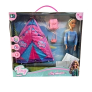 MUÑECA TINY CAMPING 34x5x32,5 CM