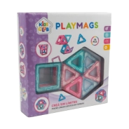 JUEGO DE BLOQUES MAGNETICOS 14 PIEZAS 22x22x5 CM
