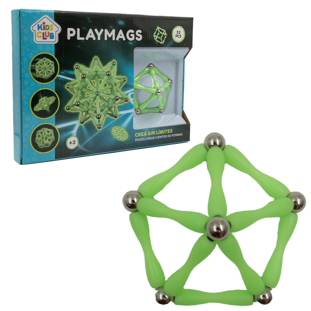 JUEGO DE BLOQUES MAGNETICOS 52 PIEZAS 31x22x4 CM