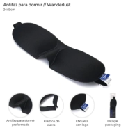 ANTIFAZ PARA DORMIR PREFORMADO WANDERLUST 24x9 CM