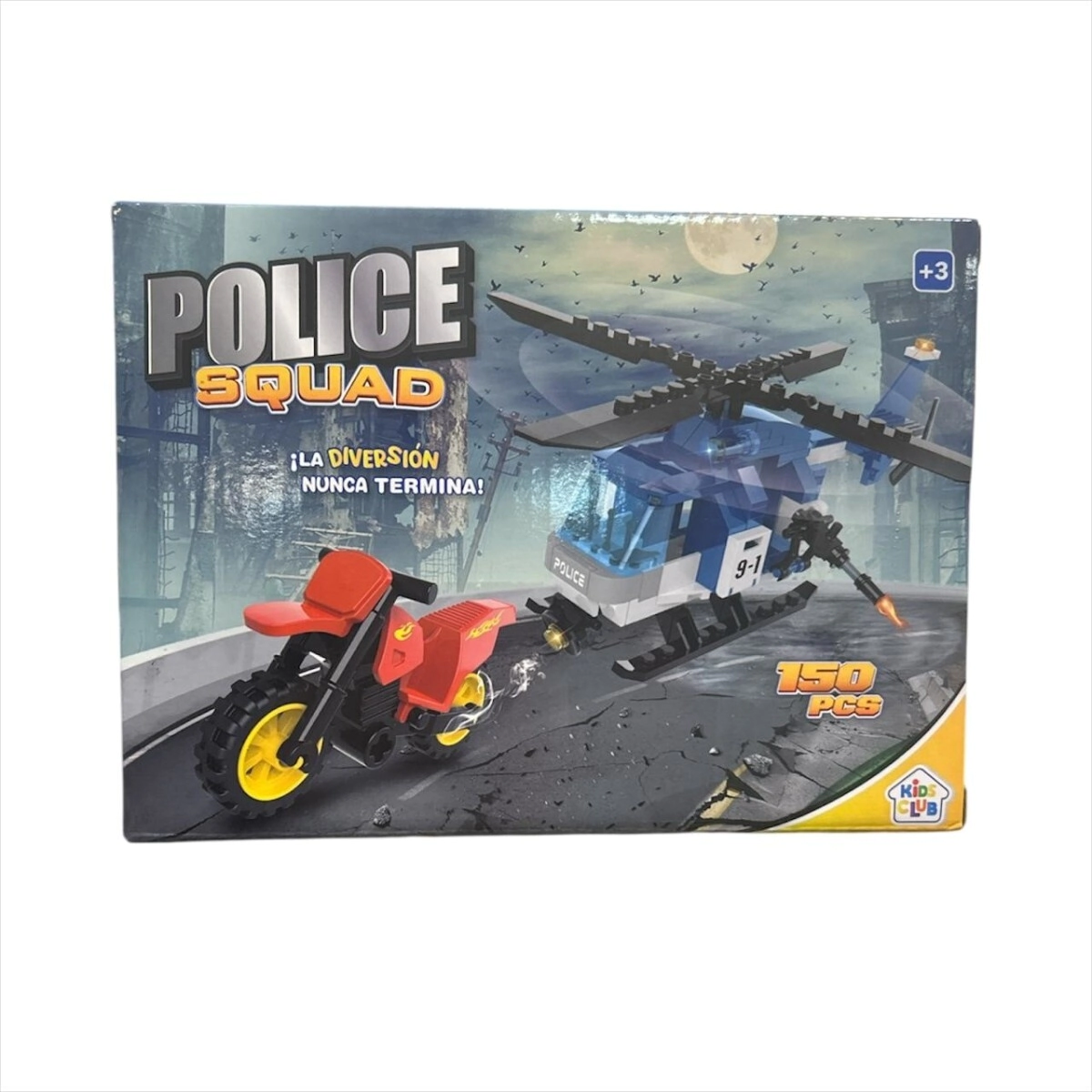 BLOQUES PARA ARMAR DE VEHICULOS (150 PIEZAS) 20x4,25x14,5 CM