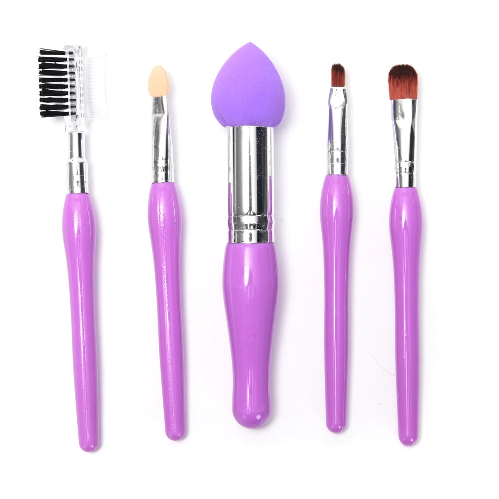 SET X5 BROCHA PARA MAQUILLAJE DE OJOS Y ROSTRO SKORA
