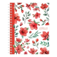 CUADERNO 16x21 TAPA DURA RAYADO LOBELIA