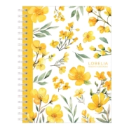 CUADERNO 16x21 TAPA DURA RAYADO LOBELIA