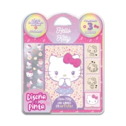 BLISTER DISEÑA Y PINTA HELLO KITTY