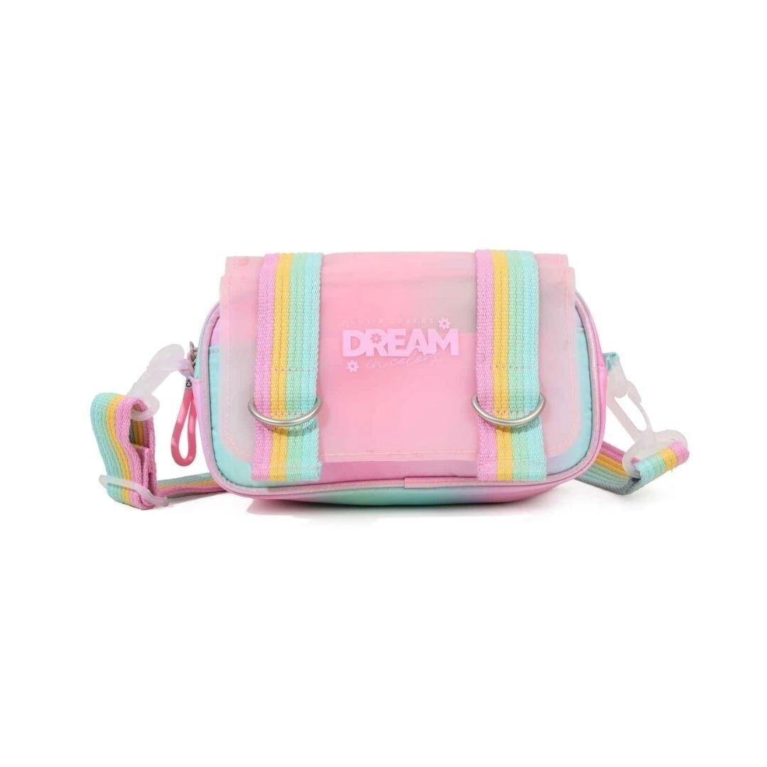 BANDOLERA SOFT RAINBOW CHIMOLA LIGHT PINK