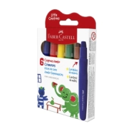 CRAYONES JUMBO CREMOSOS X6 FABER CASTELL