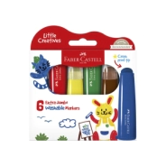 MARCADOR ULTRALAVABLE EXTRA JUMBO X6 FABER CASTELL