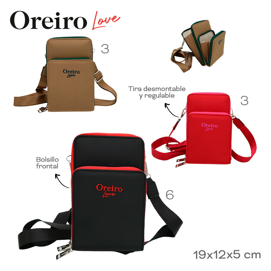 PHONE BAG OREIRO LOVE ROJA