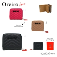 BILLETERA OREIRO LOVE ROSA